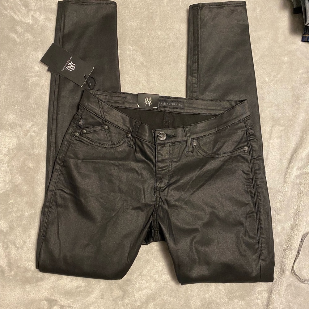 Rock & Republic faux leather  leggings